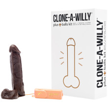 Clone-A-Willy Plus Balls Bruin Kloon je Penis-kit  1