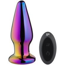 Dream Toys Glamour Glass Vibe Buttplug met Tapstoelopende Punt en Afstandsbediening  1