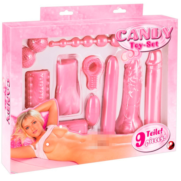 Candy Toy Set Seksspeeltjespakket voor Beginners, 9-delig