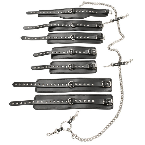Zado Metal Leather Bondage Set