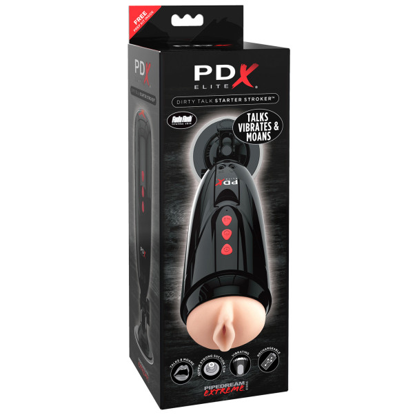 PDX Elite Dirty Talk Starter Penisvibrator